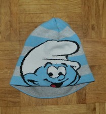 Strickmütze Wintermütze Kindermütze   " Schlumpf "  von H&M in Gr 86 /92