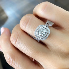 Verlobungsring Diamant 18K