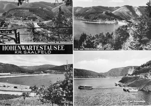 Ansichtskarte saalfeld - ansichtskarte,