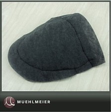 2 Paar Schulterpolster Halbmond Polster in Anthrazit für Jacken Mäntel Blazer