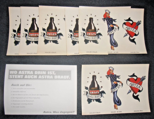 Astra brauerei haut tattoo - haut,