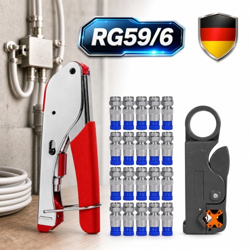Rg59 kompressionszange 20x f - rg59/6,