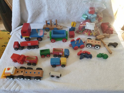 Diverse holzspielzeug vintage - holzspielzeug,