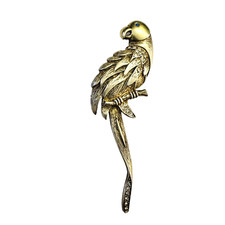 Große Brosche Papagei 925 er
