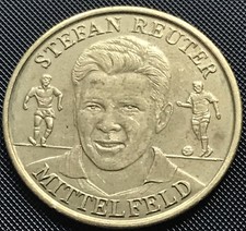STEFAN REUTER - MITTELFELD  Borussia Dortmund BVB 09 *mehr Pfiff* Souvenir-Jeton