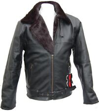 NEUE LEDER PILOTENJACKE FLIEGERJACKE PILOT LEDERJACKE LEDER - SEHR WARME JACKE !