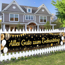Happy birthday banner für - happy,
