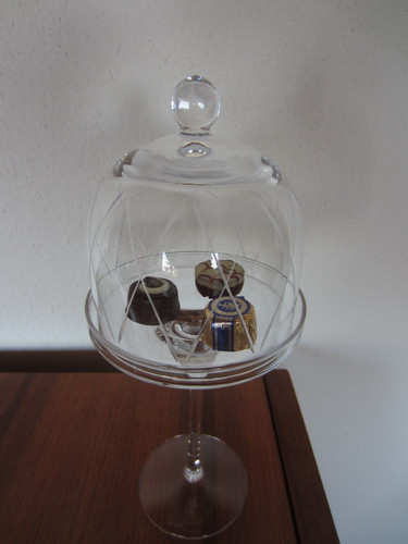 Vintage servier glashaube - vintage,