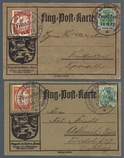 DR Flugpost 1912, Mi I und II