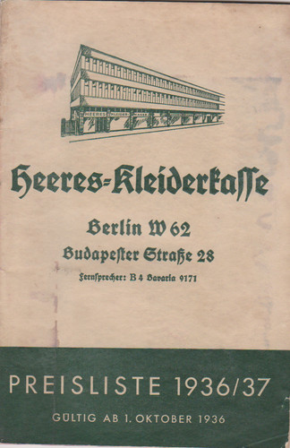 Katalog des heeres - katalog,