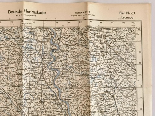 Deutsche heereskarte legnago - deutsche, "legnago"