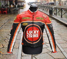 Vintage Motorrad Lederjacke