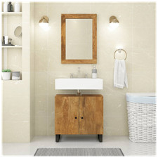 Spiegel Honigbraun 70x50cm