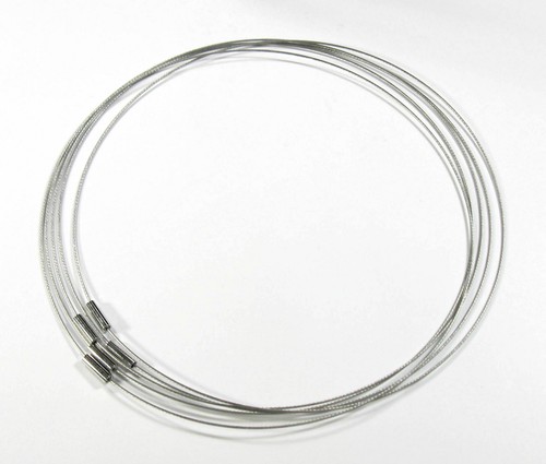 Halsreif 1mm edelstahl - halsreif,
