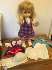 Schildkroet Laufpuppe mit Schlafaugen, 1970, Sammlerstück, Vintage