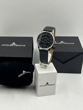 Jacques Lemans Edelstahl Chronograph Herren Armbanduhr Sammleruhr OVP NOS #13
