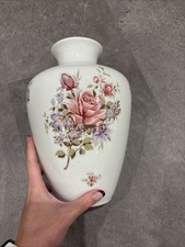 Vase Original Hertel Jacob Bavaria Germany Handarbeit, Guter Zustand 