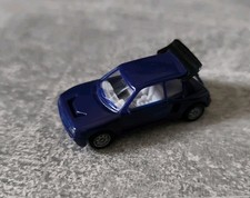 Herpa H0 1:87 Peugeot 205 Turbo Modellauto dunkelblau Rally Racing Spoiler Wagen