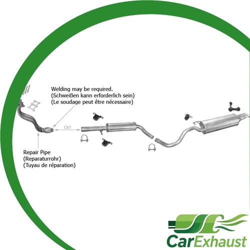 Auspuff für bora vw - für,