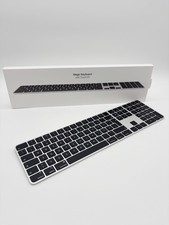 Apple Magic Keyboard Touch ID QWERTZ DE Silber Schwarz OVP Ziffernblock Tastatur