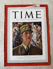 Time Magazine – August 4, 1941 – General Charles de Gaulle