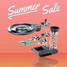 PARKSIDE Feinmechaniker Set mit Led-Lupe 2,5-/5-Fach Vergrösserung