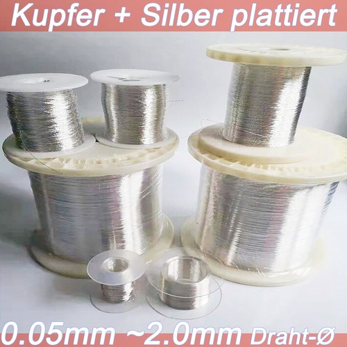 Kupferdraht versilbert - kupferdraht,