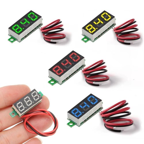 Led voltmeter mini - led,