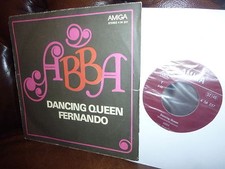 ABBA, Dancing Queen, Fernando, Amiga Stereo 4 56 237, 1976, DDR 7" RARE