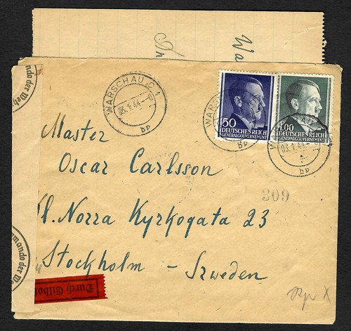Auslandspost eilbrief - gg, auslandspost: