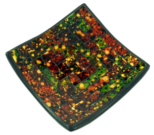 Eckige mosaikschale - eckige,