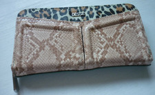 Stylische Damen Geldbörse Geldbeutel Portemonnaie bunt Schlange Tiger Bessie NEU