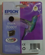 Epson T0801 Tinte black für Stylus Photo R265 R285 R360 RX560 RX685 PX700W