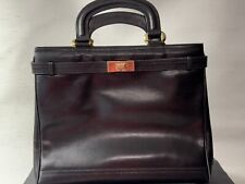 schöne hochwertige Handtasche Leder Markenhandtasche schwarz HxBxT~27x33x12cm