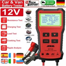 ANCEL 12V Auto Batterietester Digital KFZ Diagnosegerät Akku Prüfer Testgerät DE