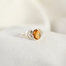 1.75 Karat Citrin Blende Ring