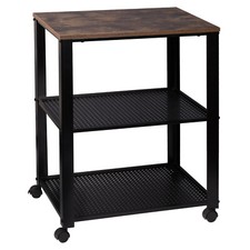 Servierwagen Küchenwagen Küchenregal Rollwagen Metall 60x40x76cm RW032dc 