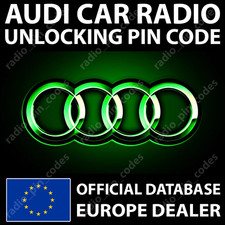 AUDI RADIO PIN CODE UNLOCK CHORUS CONCERT GAMMA SYMPHONY NAVIGATION PLUS RNS-E