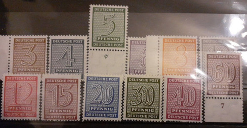 Briefmarken sbz sowjetische - briefmarken,