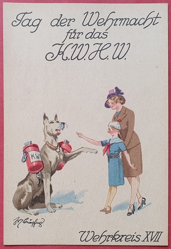 Tag der wehrmacht für das - ak,