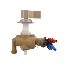 RK Reich Mono-Mix Einhebelmischer, Ø20mm, Tülle, Mikroschalter, beige, Untertisc