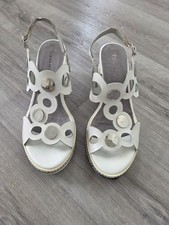Tamaris Sandalen weiß silber