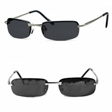 Sonnenbrille schmal Rechteckig