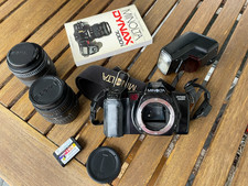 Minolta Dynax 7000i Kamera + Objektive + Blitzlicht + Zubehör