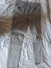 Damen Jeans von Levis, hellgrau, Demi curve, Stretch,  31/32 gut erhalten