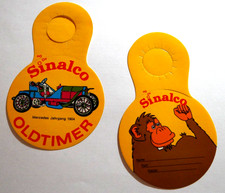 2 Stück Werbe-Aufkleber