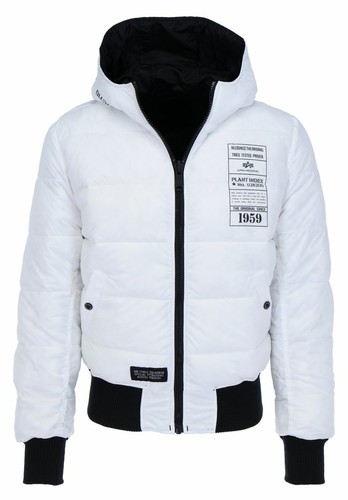 Alpha industries hooded puffer - industries,
