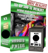 1St. Drucker Patronen für HP 300 XL Deskjet Black schwarz