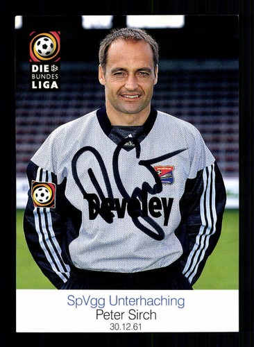 Peter sirch autogrammkarte - peter,