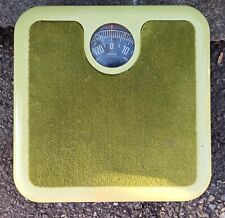 Personenwaage - Krups - 80er Jahre - grün mit Teppich - gebraucht  Vintage Retro
